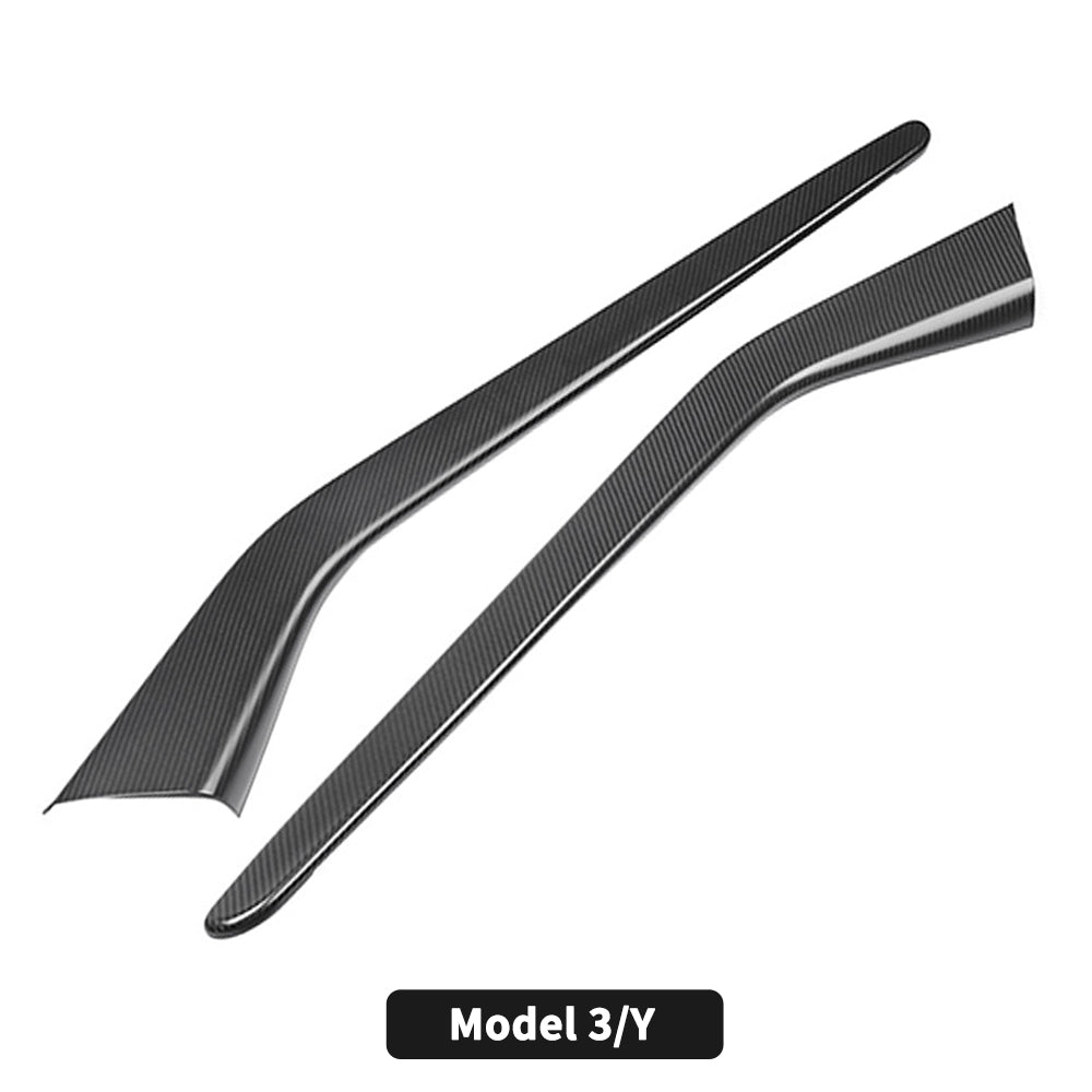 JOYTES Real Carbon Fiber Center Console Side Trim Cover for Tesla Model 3/Y