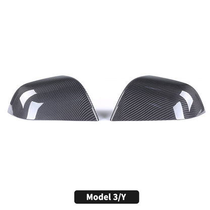 JOYTES Real Carbon Fiber Side Mirror Cover for Tesla Model 3/Y