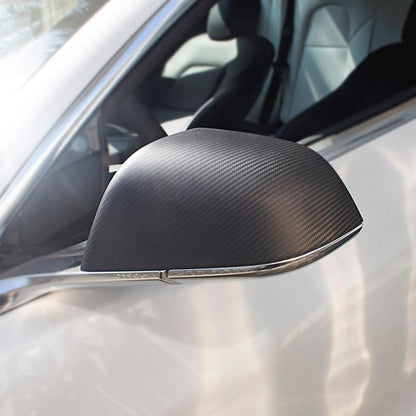 JOYTES Real Carbon Fiber Side Mirror Cover for Tesla Model 3/Y