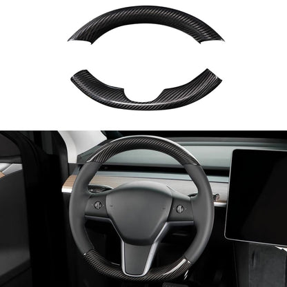 JOYTES Real Carbon Fiber Steering Wheel Cover for Tesla Model 3/Y