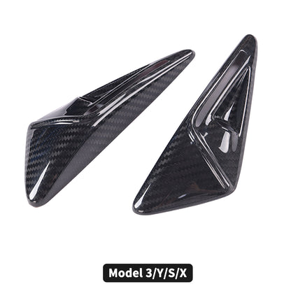 JOYTES Real Carbon Fiber Side Camera Covers for Model 3/Y/S/X