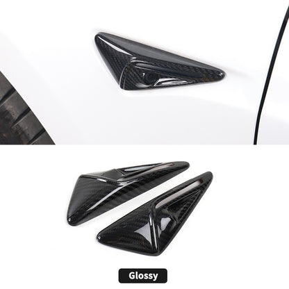 JOYTES Real Carbon Fiber Side Camera Covers for Model 3/Y/S/X