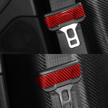 JOYTES Real Carbon Fiber Seat Belt Cover for Tesla Model 3/Y