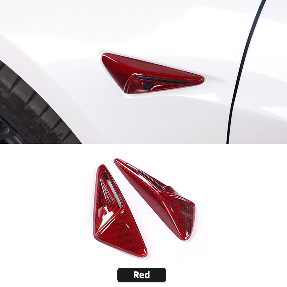 JOYTES Real Carbon Fiber Side Camera Covers for Model 3/Y/S/X