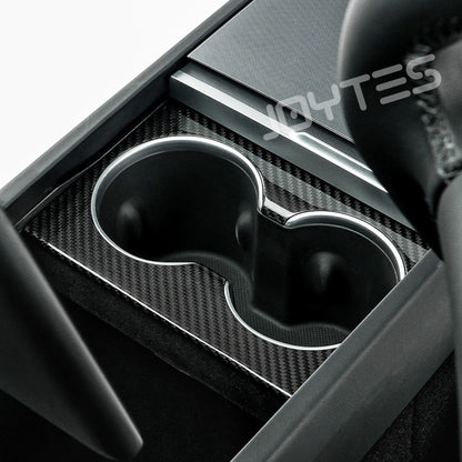 tesla model y carbon fiber center console