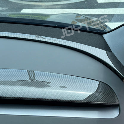 tesla y carbon fiber dash
