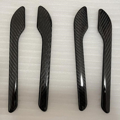 Real Carbon Fiber Door Handle Covers for Tesla Model 3 / Y / Model 3 2024 Highland