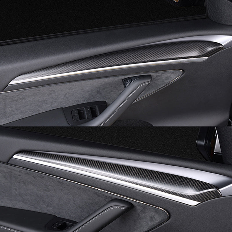 tesla model y front door panel cover wrap