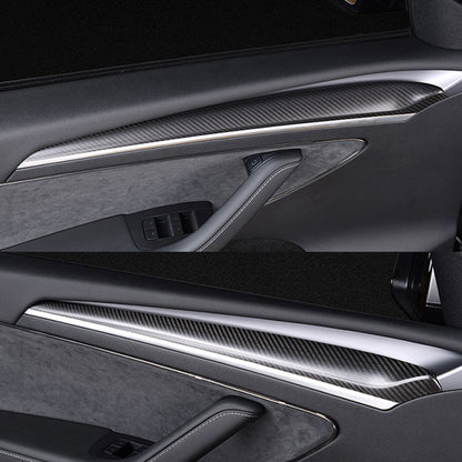 tesla model y front door panel cover wrap
