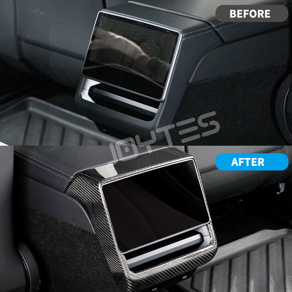 tesla carbon fiber interior trim