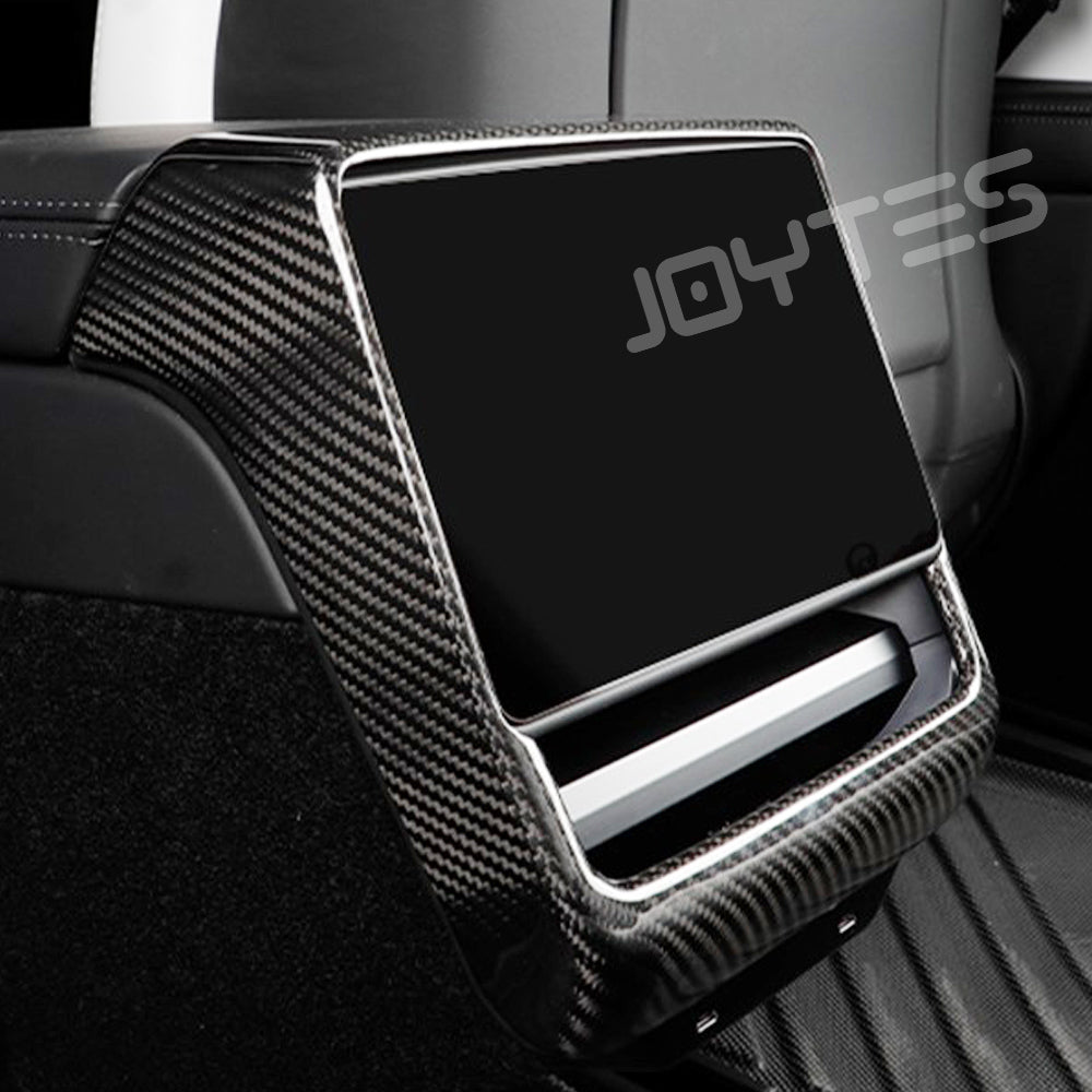 tesla carbon fiber center console