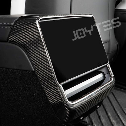 tesla carbon fiber center console