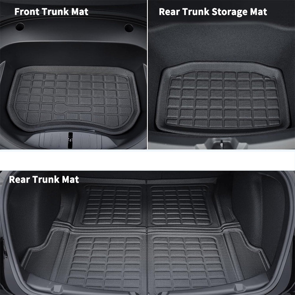 JOYTES All-Weather Trunk Mats for Tesla Model 3