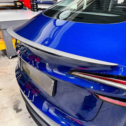 Real Carbon Fiber Spoiler for 2024 Tesla Model 3 Highland