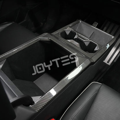 tesla center console carbon fiber