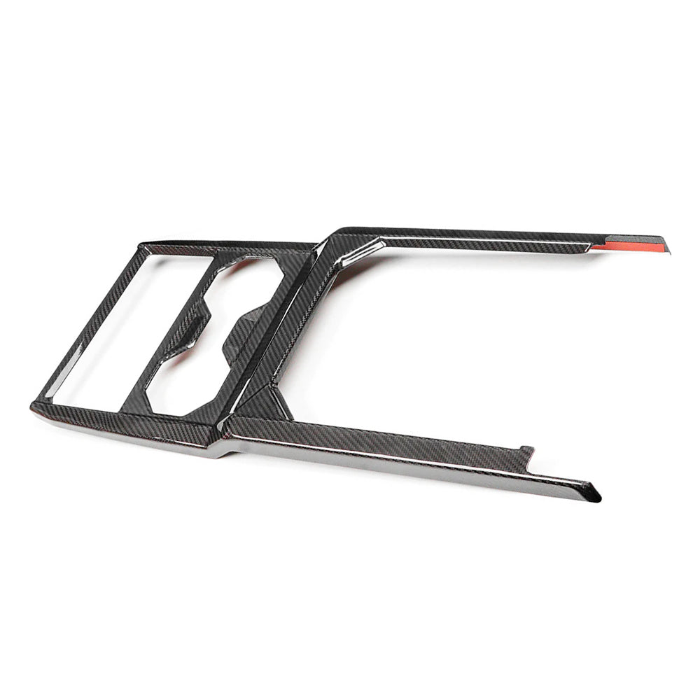 tesla cybertruck carbon fiber center console cover