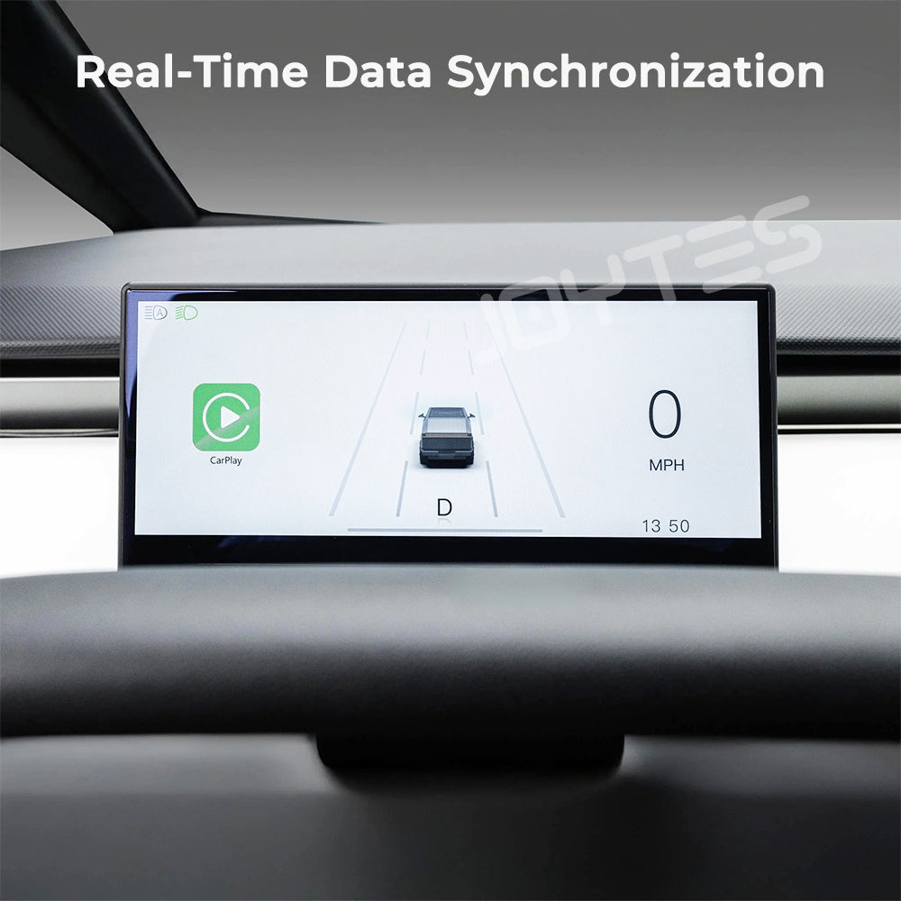 8.9" Smart Instrument Cluster for Tesla Cybertruck | HD Dash Display, Wireless CarPlay & Real-Time Data
