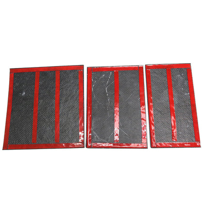 3Pcs Real Carbon Fiber Center Console Panel Covers for Tesla Model 3 2024 Highland