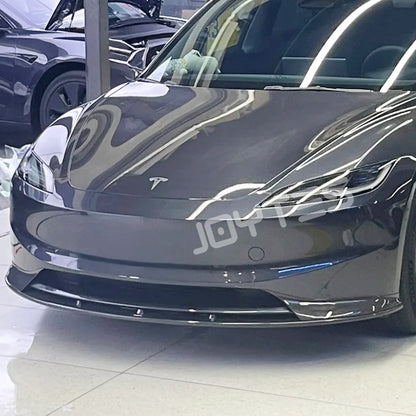 tesla model 3 highland front lip wrap