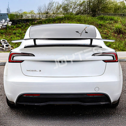 tesla model 3 highland high efficiency trunk spoiler