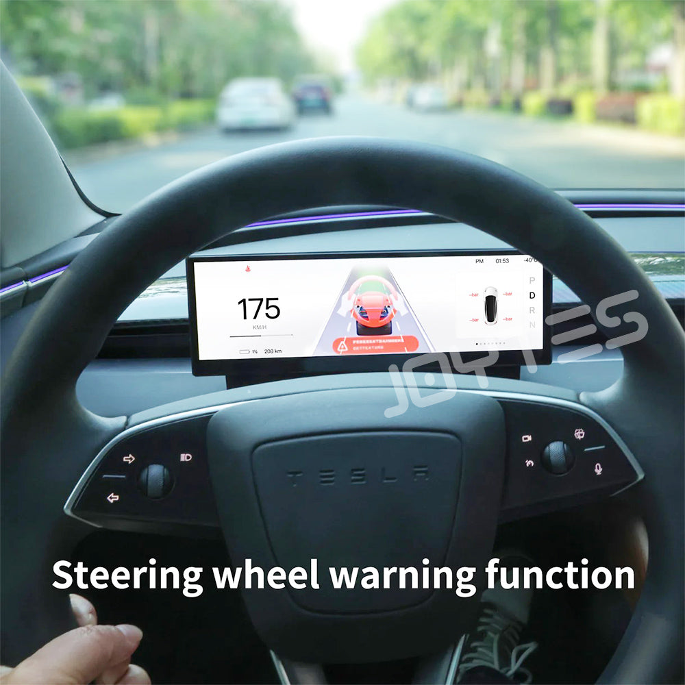 tesla instrument cluster display