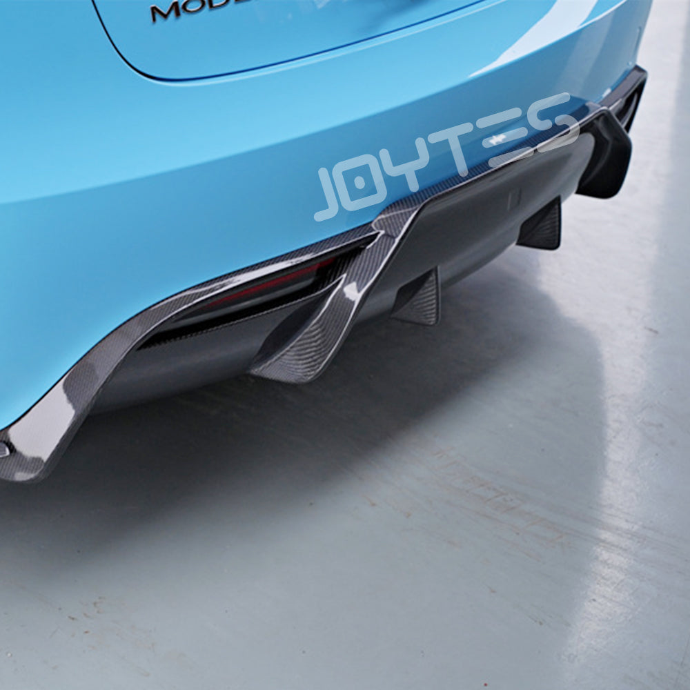 tesla model 3 highland performance rear diffuser