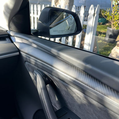 tesla model 3 carbon fiber accessories
