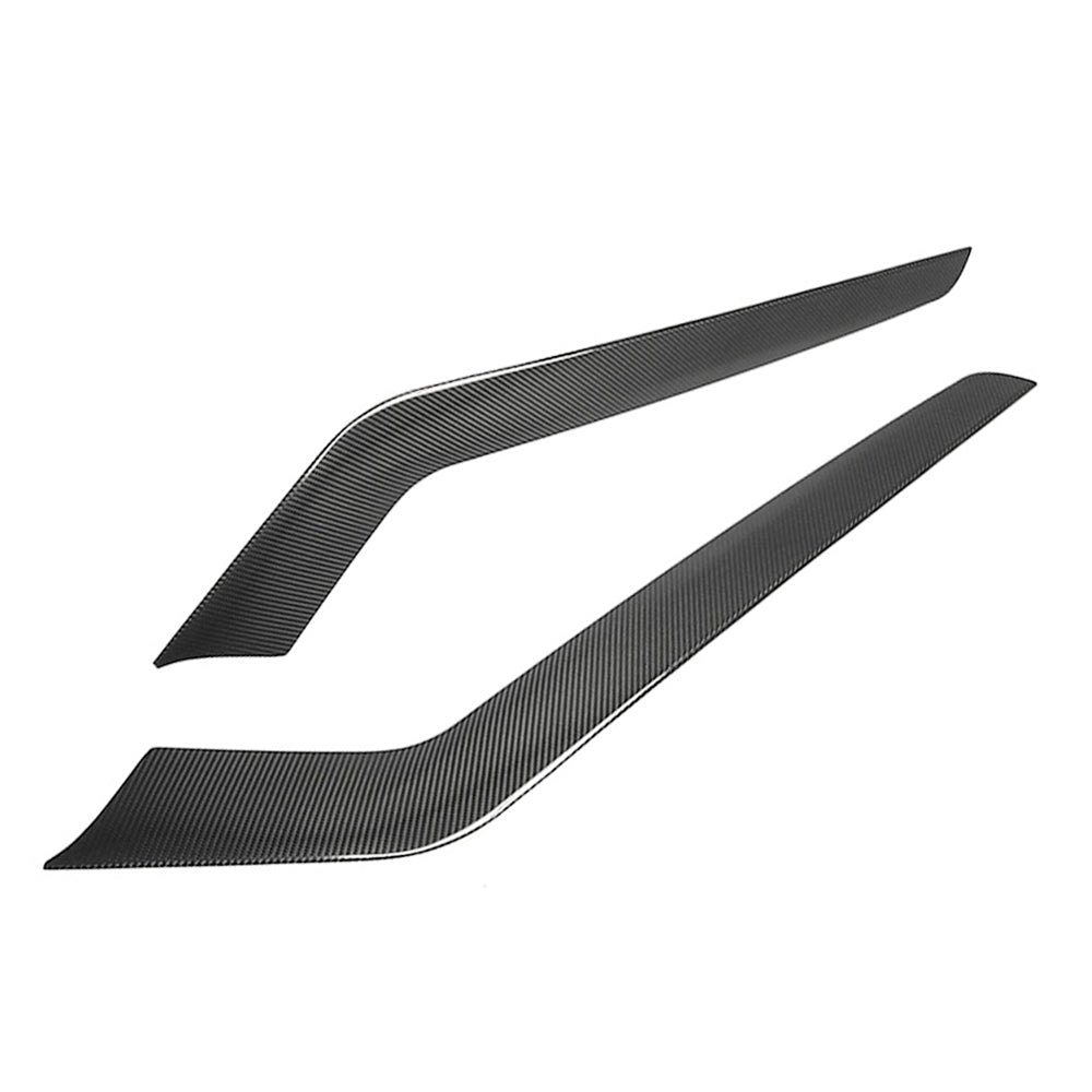 Real Carbon Fiber Center Console Side Panel Covers for Tesla Model 3 2024 Highland