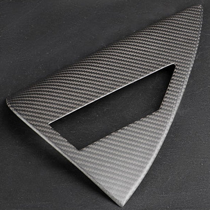 Real Carbon Fiber Charging Port Panel Trim Cover for Tesla Model 3 2024 Highland