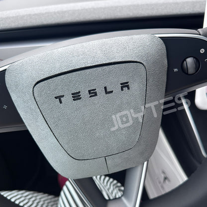 tesla alcantara steering wheel cover