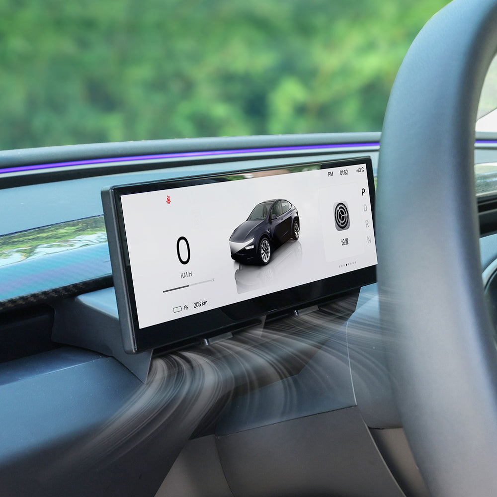 tesla cluster display