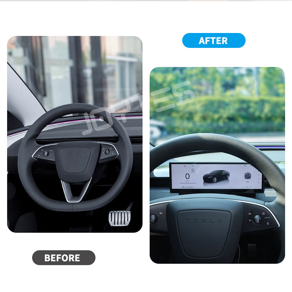 tesla model y instrument cluster display