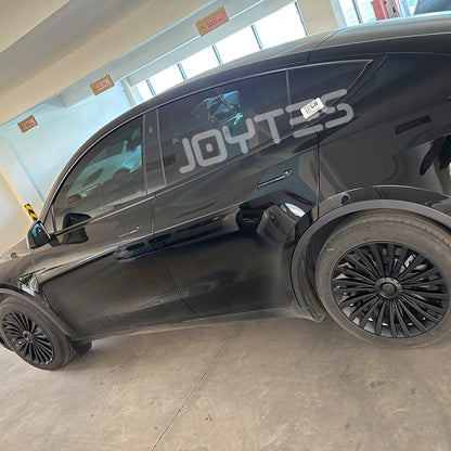 tesla model y gemini wheel covers dark