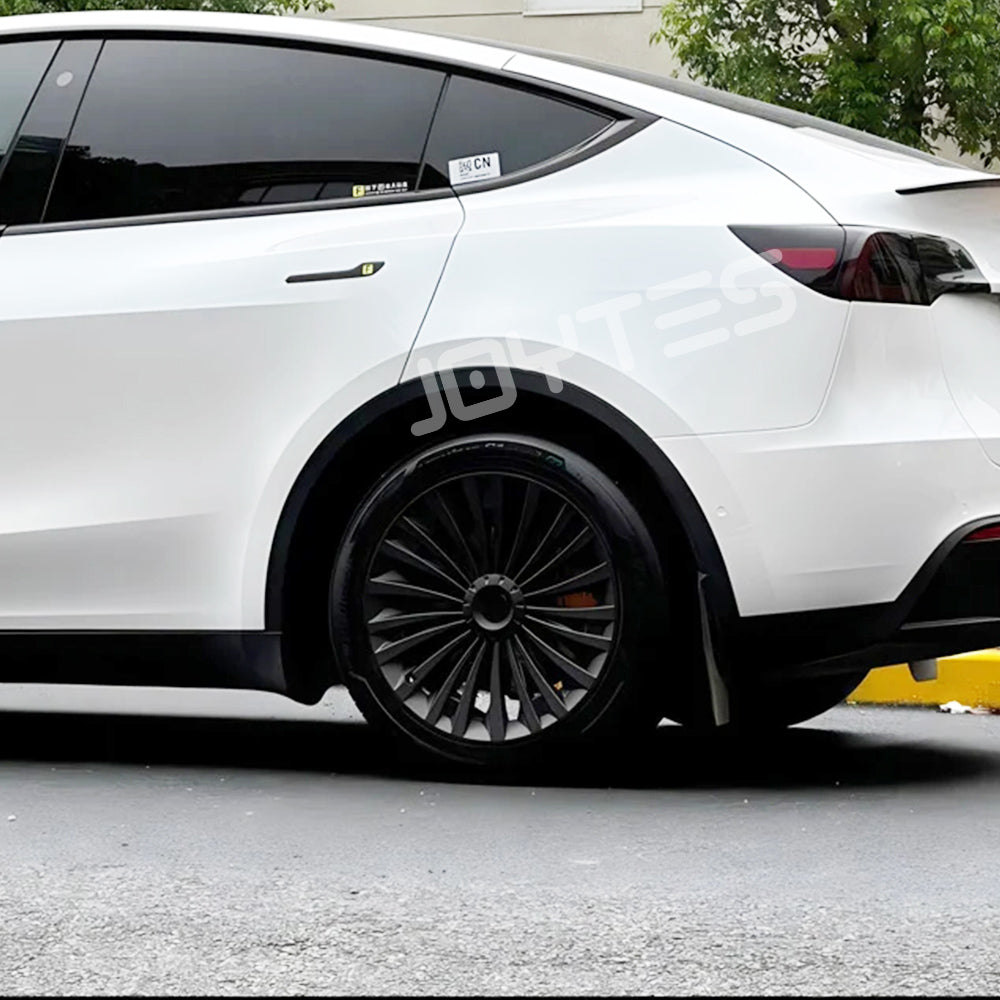 tesla model y gemini wheel covers black