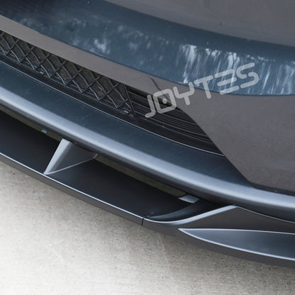tesla model y front lip matte black
