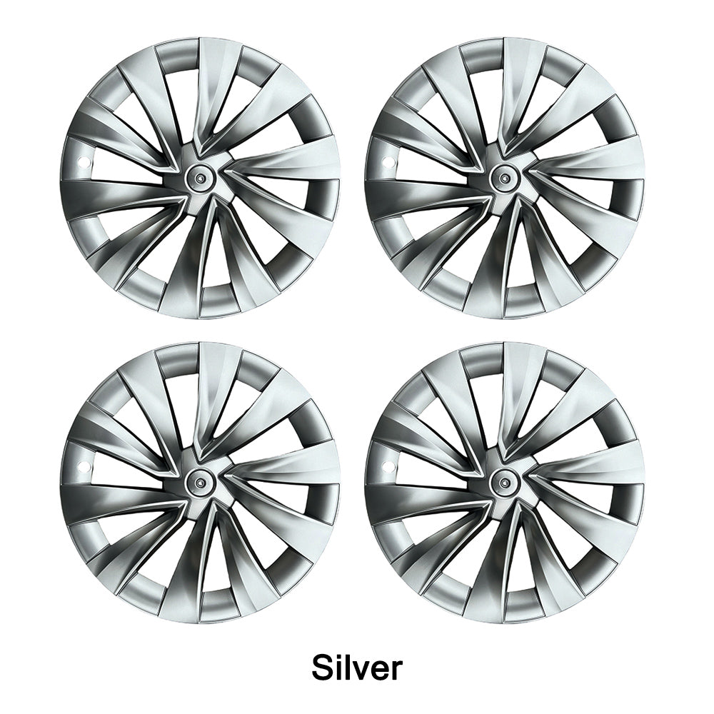 tesla model y juniper helix wheel cover dark