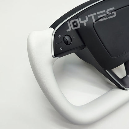 tesla model y juniper yoke steering wheel upgrade