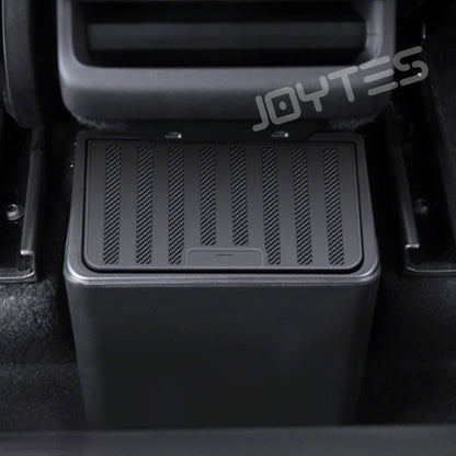 tesla model y juniper rear seat storage