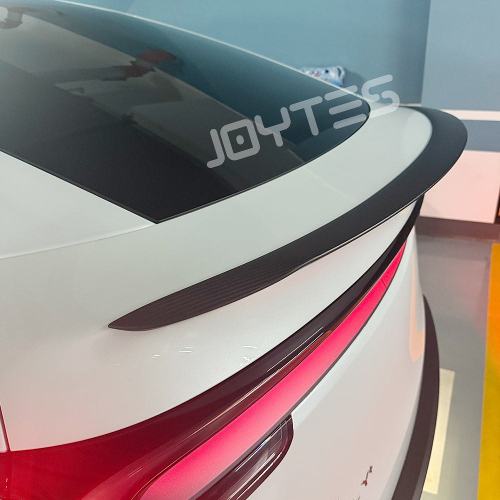 tesla model y juniper gloss black spoiler