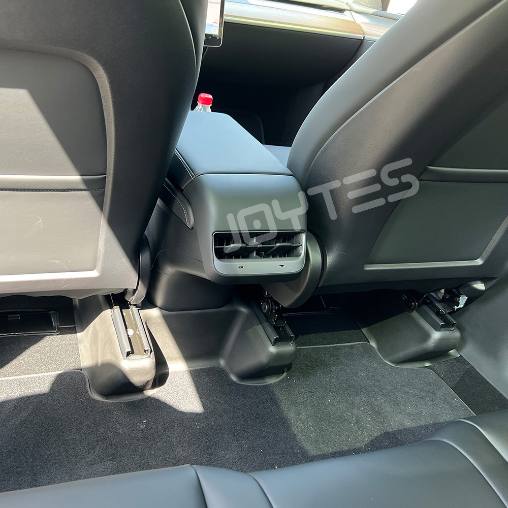 tesla model y seat rail cover
