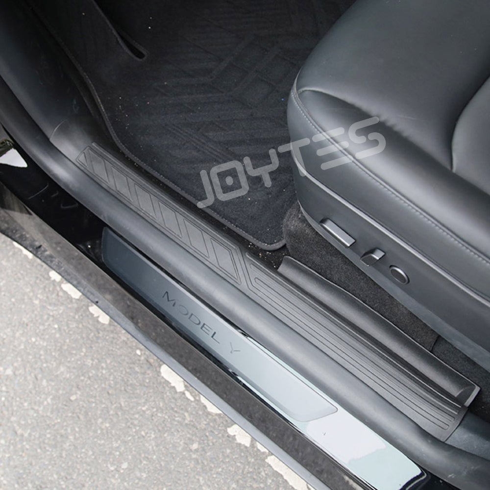 rear door sill protector for tesla model y