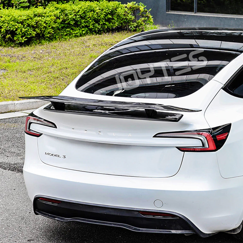 tesla carbon fiber spoiler