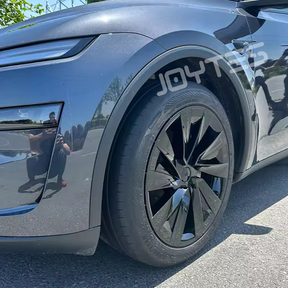 tesla model y juniper crossflow wheel cover dark