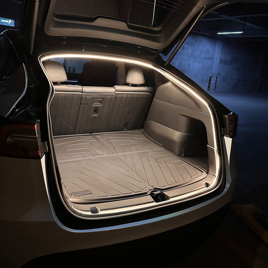 Tesla Model Y Trunk LED Light Strip (2020–2025+) | Intelligent Cargo Lighting