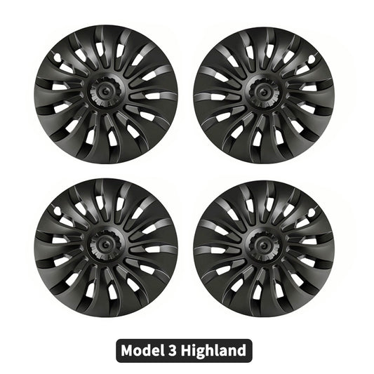 Uberturbine Style Wheel Covers for Tesla 2024 Model 3 Highland 18" Wheels