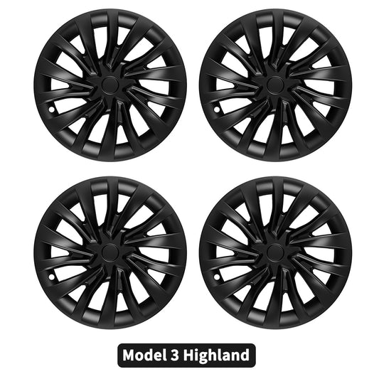 Nova-style Hubcaps for Tesla 2024 New Model 3 Highland 18'' Wheels