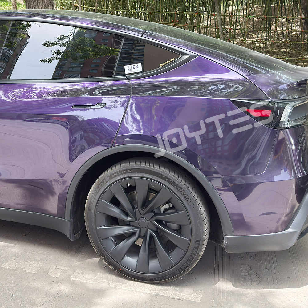 tesla model y matte black wheel covers