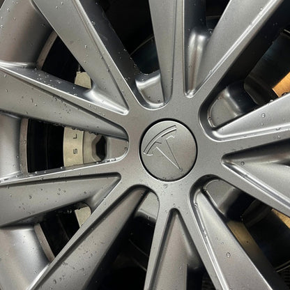 Tesla Model 3 Highland Cyclone Style Wheel Covers 