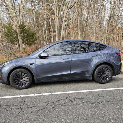 tesla model y wheel cover change