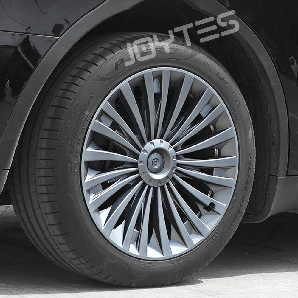 tesla model y wheel cover efficiency